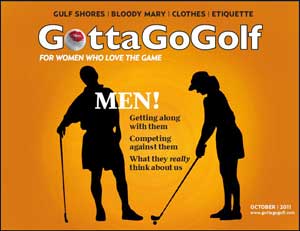 Play Golf With Men GottaGoGolf Cover October